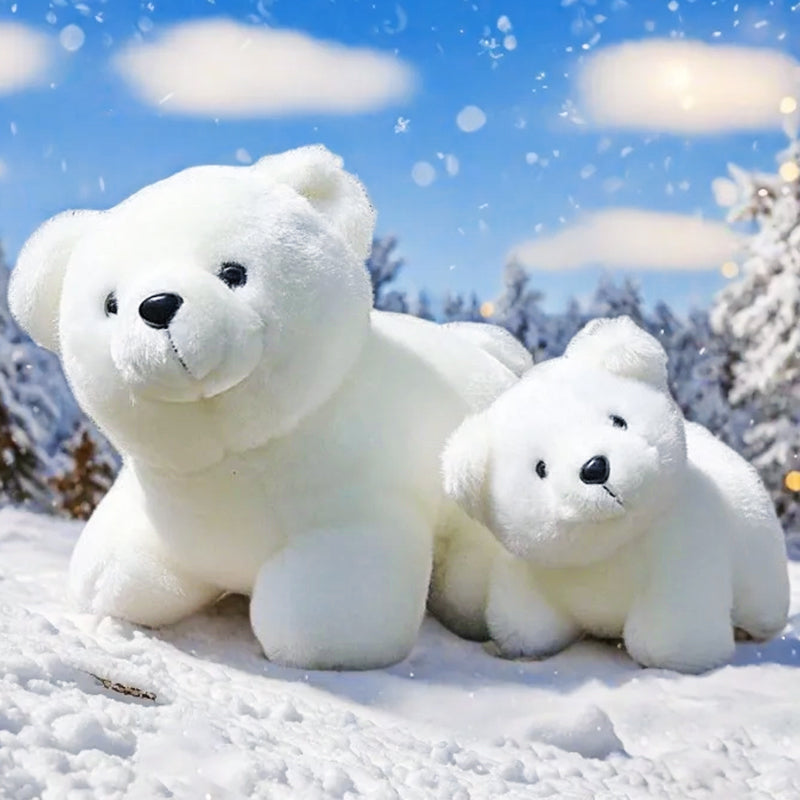 

Прекрасные белые плюшевые игрушки в виде белого медведя, милые мягкие чучела животных, плюшевые куклы-медведи, подарок на день рождения для детей 15cm 1pc белый