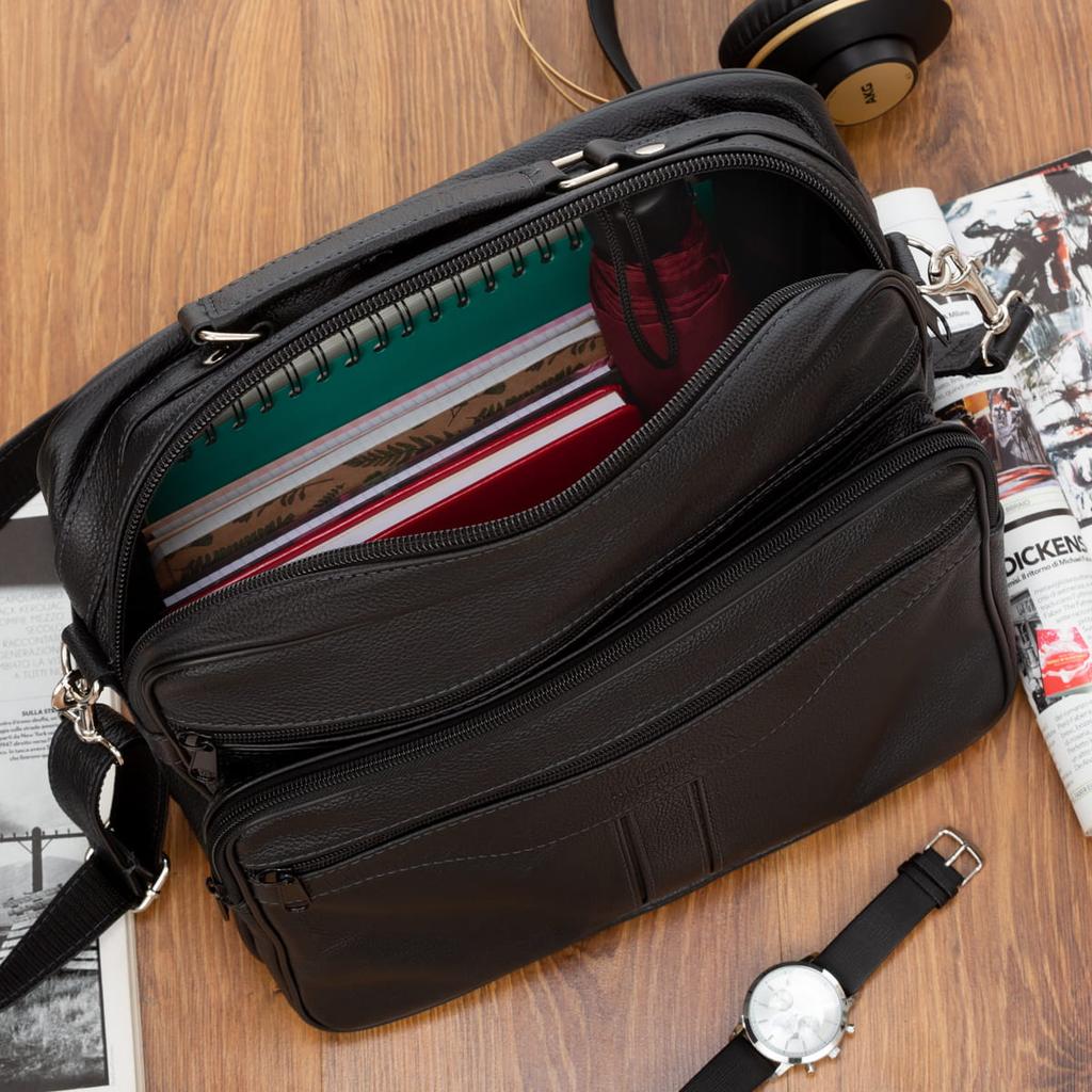 Men' Leather Bag Orkan Ash