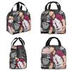Haikyuu Manga Ushijima Wakatoshi Insulated Lunch Bag for Kids School Cooler Thermal Food Box Tote Portable Lunch Boxes Container