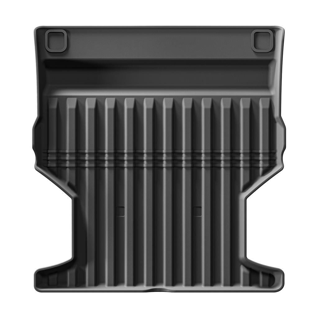 For GMC Hummer EV SUV 2022- 2024 2025 Car Floor Mats Trunk Backrest Pad All Weather Floor Liner TPE 3D Foot Mat Black