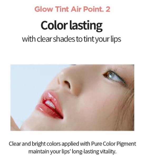 HOLIKA HOLIKA HEART CRUSH GLOW TINT AIR [Official Japanese Product] (4. Bubbly)