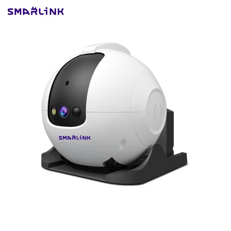 Advanced Smart Interactive Plastic Cat Toy with 4K Pet Camera Real-Time Video Monitor & 2-Way Talk Wholesale Pet Safety Remote (White,S) белый