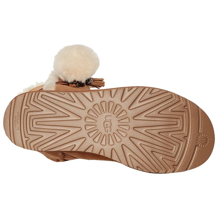 UGG Lillian Pom Pom 'Brown' Women's 1119050-CHE