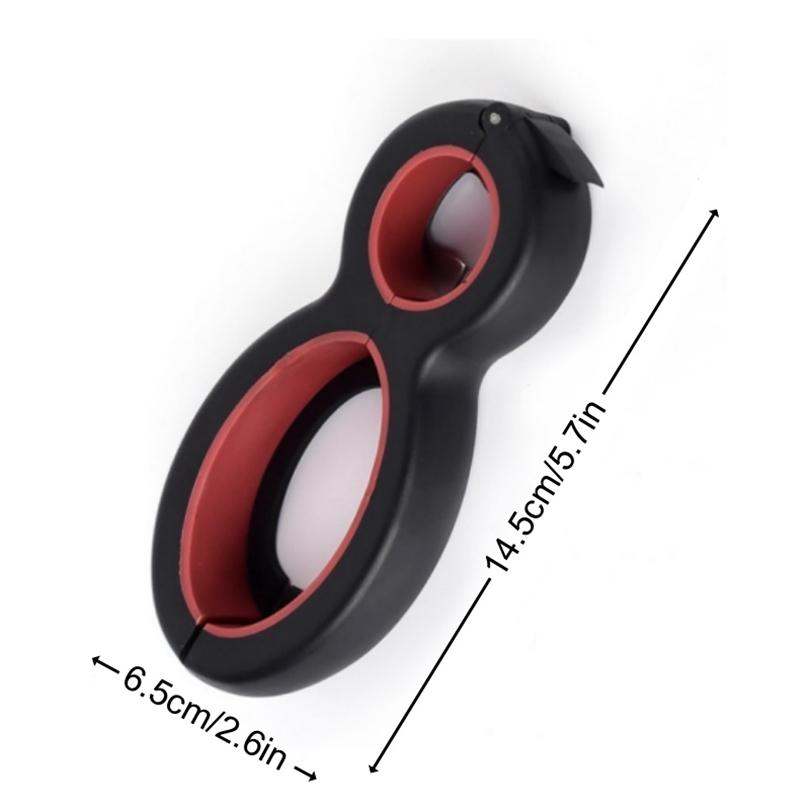 Stainless Steel 6 in 1 Adjustable Multifunctional Opener Heavy Duty Can Jar Ergonomic Kitchen Tool