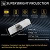 CGANEI1 2Pcs LED Car Door Welcome Lights For Nissan Teana J31 2003 2004 -2018 2018 2020 2021 2022 Navara Nismo Projector Accessories