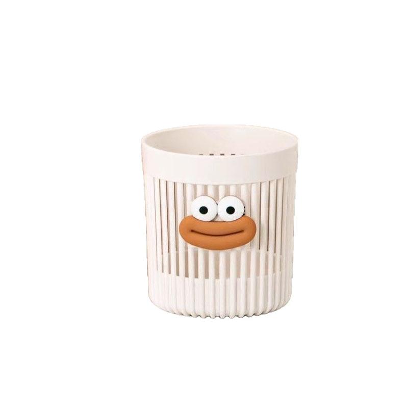 Large-Capacity Multifunctional Cute Cartoon Openwork High-Aesthetic Minimalist Student Desktop Organiser