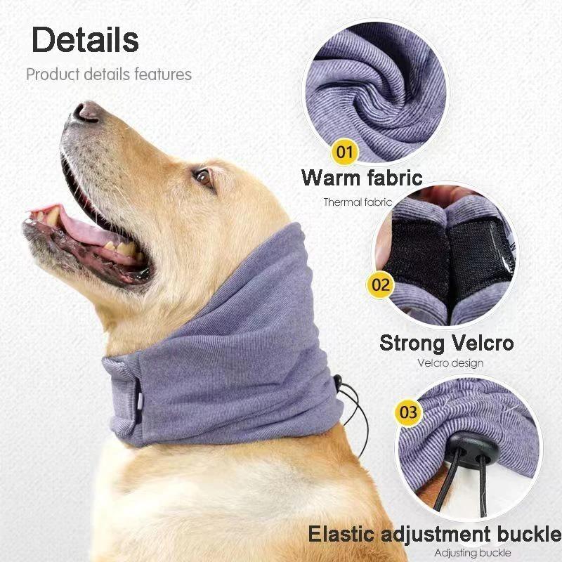 1/2/4PCS  Dog Soothing Headgear Anti-Fright Anti-Thunder Soothing Collar Dog Emotional Earmuffs Anti-Noise Headgear for Dogs