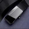 Belt Men'S Leather Casual Simple Men'S Mirror Automatic Buckle Belt Cowhide Young People Versatile Middle-Aged And Young People Belt