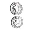 1 Pair 12V Left+Right Bumper Fog Light Lamps For Jeep Patriot 2011-2017 13461514