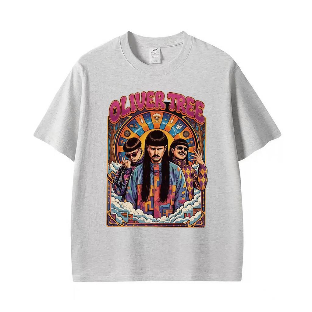 Oliver Tree Psychedelische Musik Fan Geschenk Merch T-Shirt Unisex Unisex Harajuku High Street Gothic T-Shirts 100% Baumwolle Oversized T-Shirt