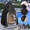 Garden Sunproof Hanging Eggs Chair Cover 115x190CM Waterproof and Weather Resistant for Patios Swing Chair Protecting