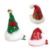 Mini Christmas Hat Shape Hairpins Hot Girls Punk Duckbill Hair Clip Festival Ponytail Bangs Hair Clip for Cosplay Santa