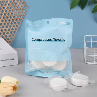 6/30Pcs Compressed Plant Fiber Face Towels Disposable Portable for Travel Camping Sports Beauty Salons - Soft Tissue Towels