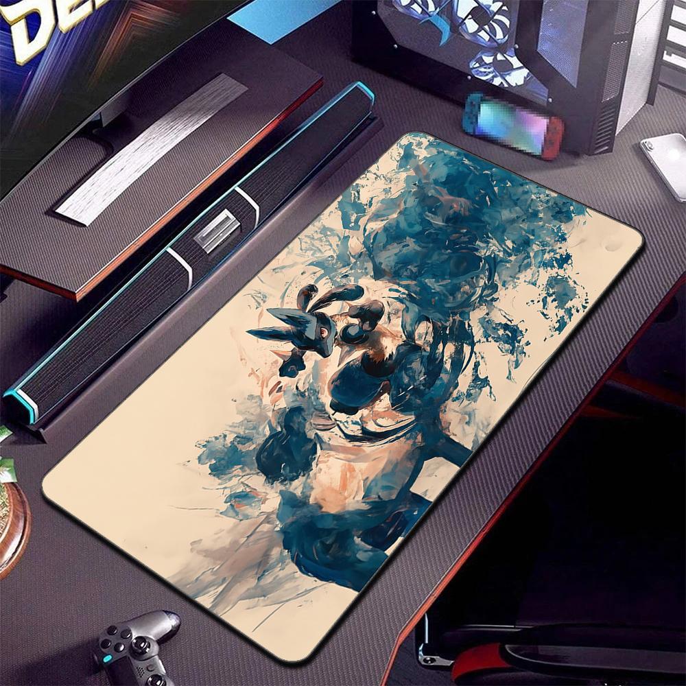 Mouse Pad Large Gaming Accessories Computer Gamer Keyboard Pad P-Pokemon Laptop Desk Mouse Mat XXL Rubber Non-slip Base Mousepad
