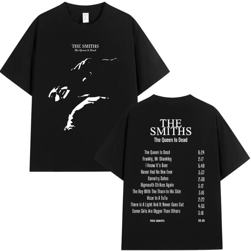 The Smiths The Queen Is Dead Maglietta Anni '80 Indie Morrissey Maglietta Oversize Vintage Punk Rock Band Magliette Streetwear Unisex