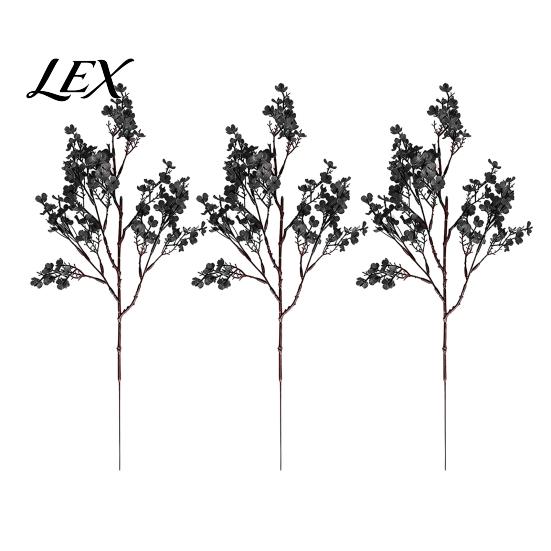 Indoor Faux Flowers for Living Room Realistic Artificial Autumn Home Decoration, Silk Floral Botanical Decor Branches Halloween Table Centerpiece And