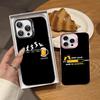 Beer Print Phone Case For IPhone 16 15 14 13 12 11 Pro Max X XR XSMAX 8 7 Plus Matte Shockproof Back Cover