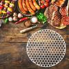 PATIKIL Round BBQ Grill Mesh Plate 8 inches (approx. 20cm)