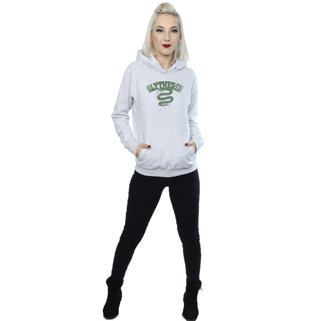 HARRY POTTER Damen/Damen Slytherin Sport Emblem Kapuzenpullover