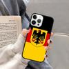 Germany Flag Banner Phone Case Cover for iPhone 17 Air 16 16e 15 13 14 11 12 Pro Max Max Plus  coque fundas Shell