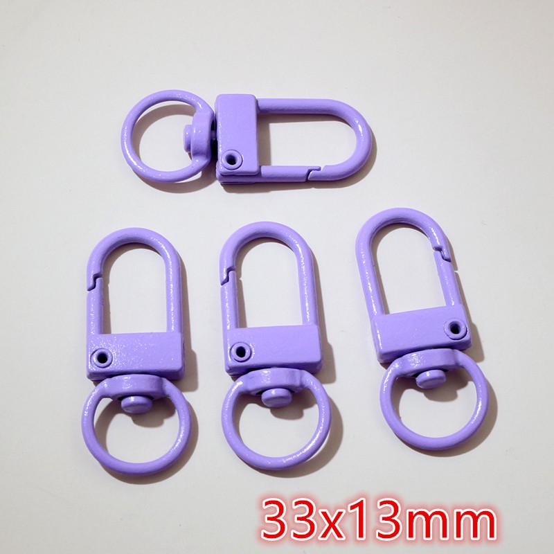 10pcs/lot Snap Lobster Clasp Hooks Gold Silver Plated DIY Jewelry Making Findings for Keychain Neckalce Bracelet Supplies