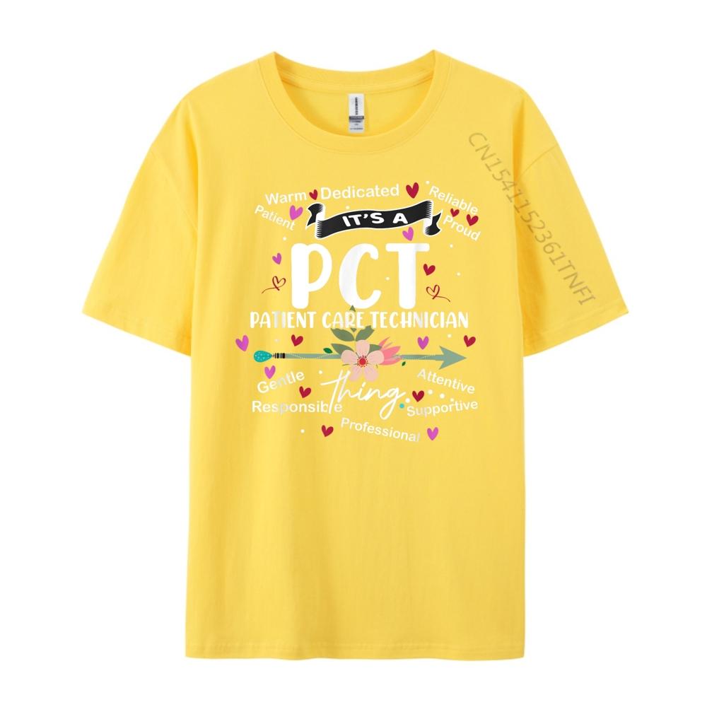Patient Care Technician Pct Squad Team Crew Nurse Week Funny T Shirts Short Sleeve Tee Graphic Tshirts