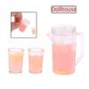 1Set 1/12 Scale Dollhouse Miniature Food Fruit Juice Milk Jug Kettle With Cup Play Model Ornament Doll House Decorative Toys