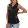 Summer Women's New Fashion Fashion  Short-sleeved T-shirt Tops Imitation Silk Shirt