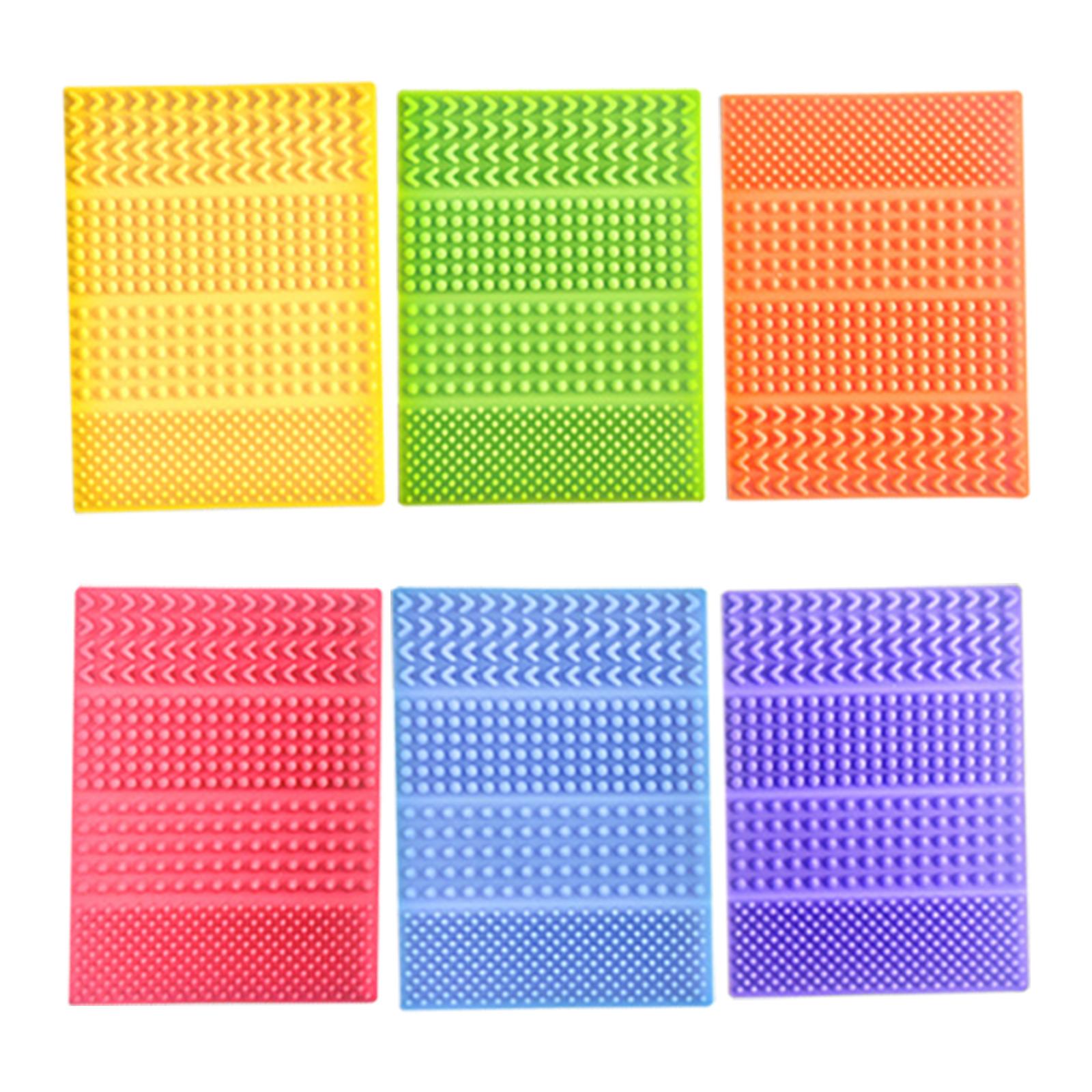 

Текстурированные сенсорные наклейки – Набор из 8 силиконовых полосок для детей и взрослых с СДВГ и тревожностью – Тихие игрушки для стола, путешествий и офиса – Отлично для подарка One Size