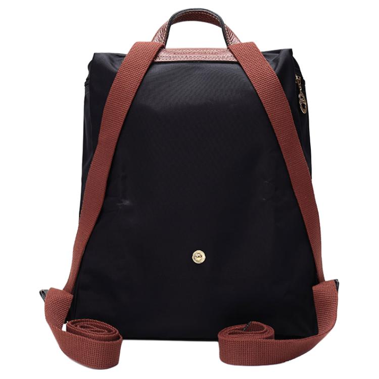 Longchamp Le Pliage 26 Faltbarer Nylon Rucksack Tragetasche Damen Rucksäcke Schwarz 1699089001
