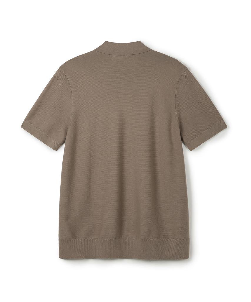 USPOLOASSN Short Sleeve Collared Knit_Beige