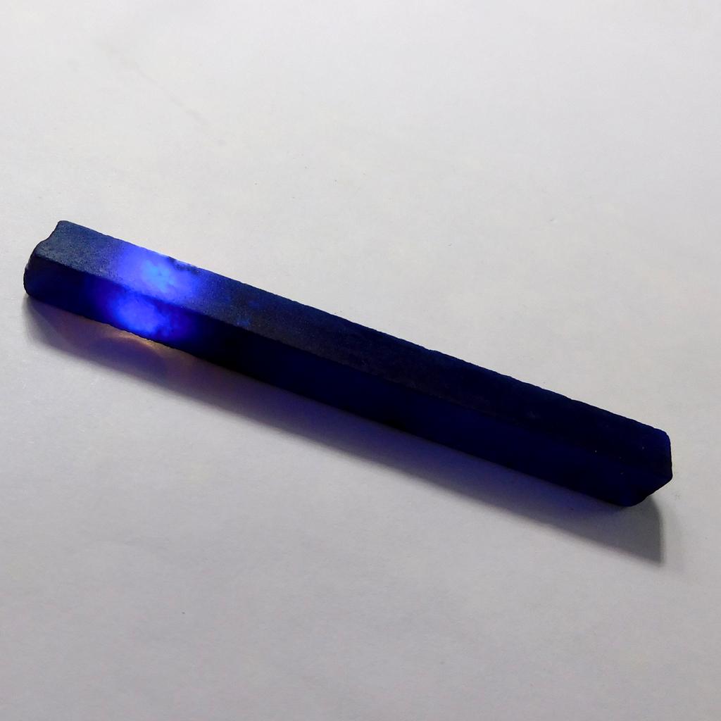 58.80Ct Natural Authentic Uncut Rough Raw Blue Sapphire Loose Gemstone CERTIFIED AM-614