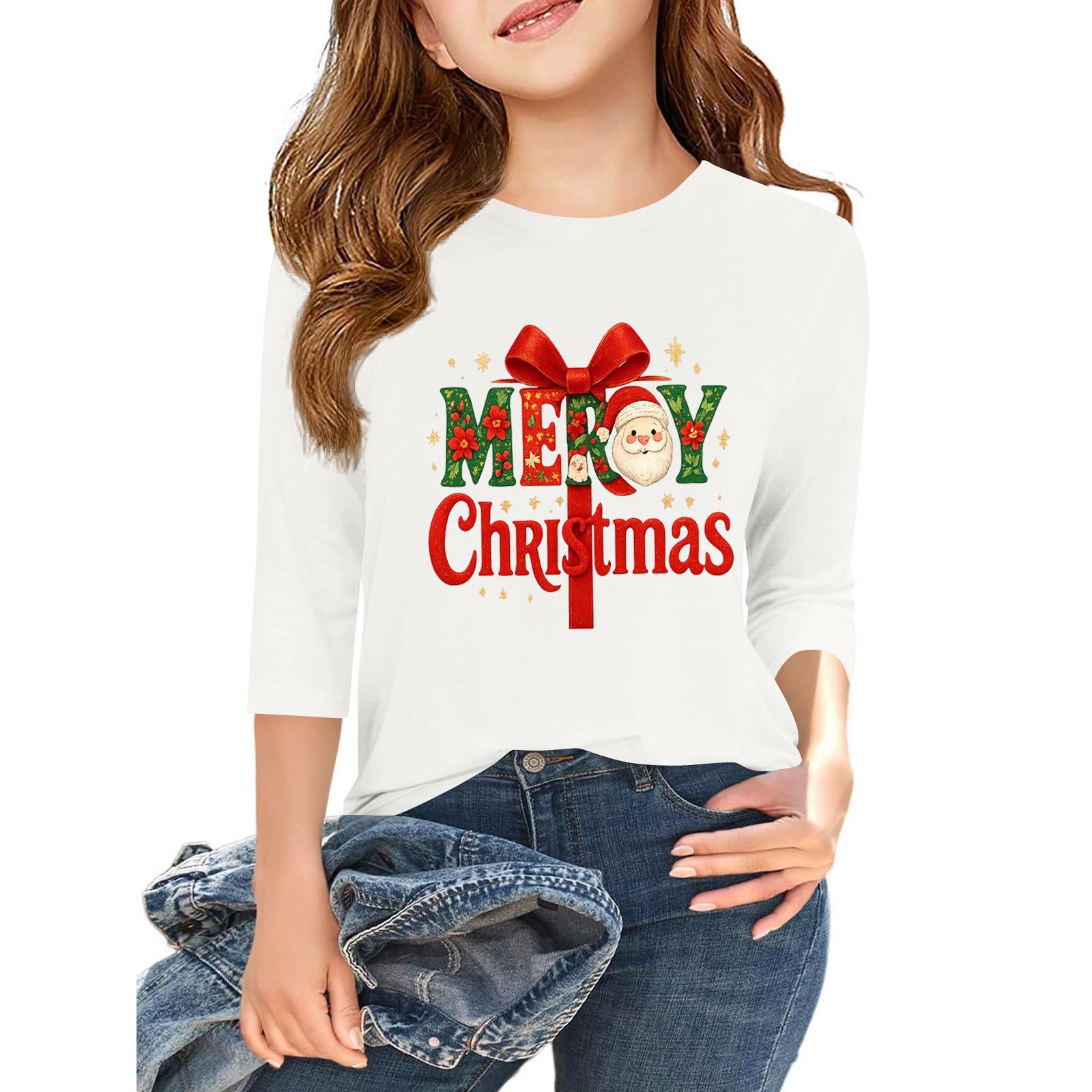 

Детская повседневная футболка с круглым вырезом и принтом «День независимости» с рукавом 3/4 120 белый