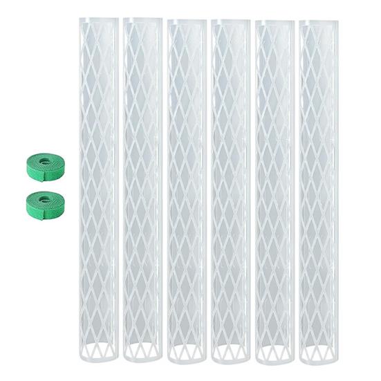 Pali di Muschio per Monstera 16 Pollici in Plastica a Forma di D Pali di Muschio per Piante Supporto per Piante Rampicanti Funziona con Muschio di Sfagno per la Crescita di Piante da Interno