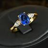 Women  Fashion Ring Engagement Wedding Band Rings for Women Bridal Gemstones Finger Jewelry Gift