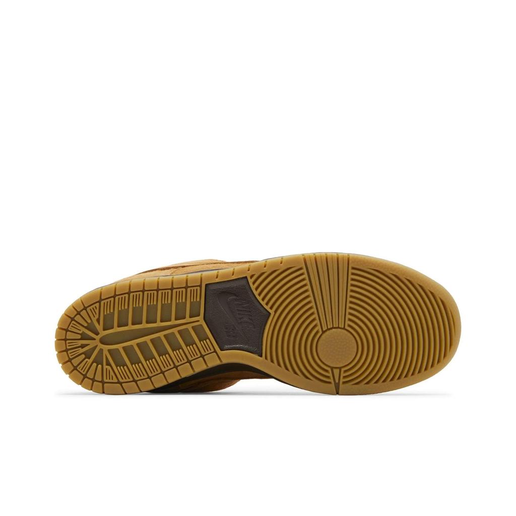 Nike Dunk Low Pro SB 'Wheat Mocha' (Unisex) Flax / Flax / Baroque Brown / Gum Light Brown Skate Shoes BQ6817 204