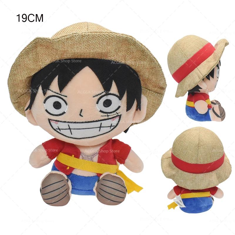 One Piece Plush Toys Monkey D Luffy Ace Law Soft Stuffed Dolls Tony Tony Chopper Cos Sanji Sabo Buggy Birthday Gift