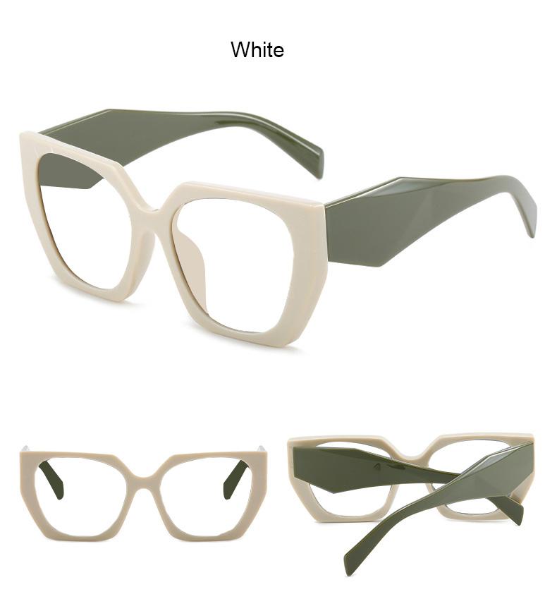 Luxury Oversized Reading Glasses Women Anti Blue Light Eyestrain Relief +2 Points Fashion Eyewear Frames