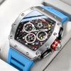 ONOLA Top-Marke Uhr Herren Luxus Multifunktional Leuchtend Wasserdicht Sport Chronograph Quarzuhren Uhr Relogio