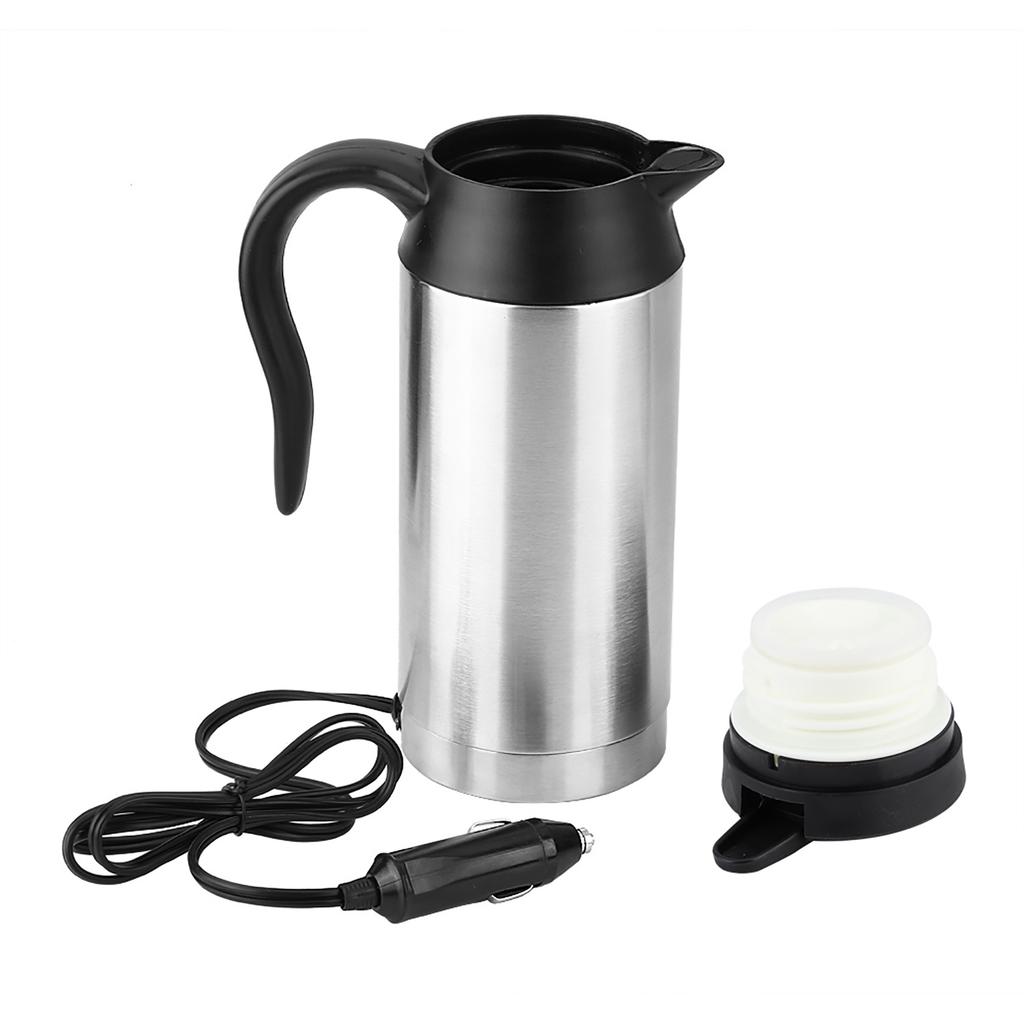 750ml 12V Auto Edelstahl Zigarettenanzünder Heizkessel Tasse Elektrische Reise Thermoskanne
