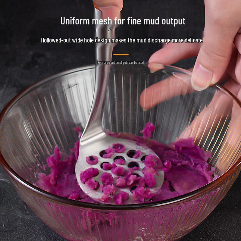 ZISIZ Stainless Steel Potato Masher