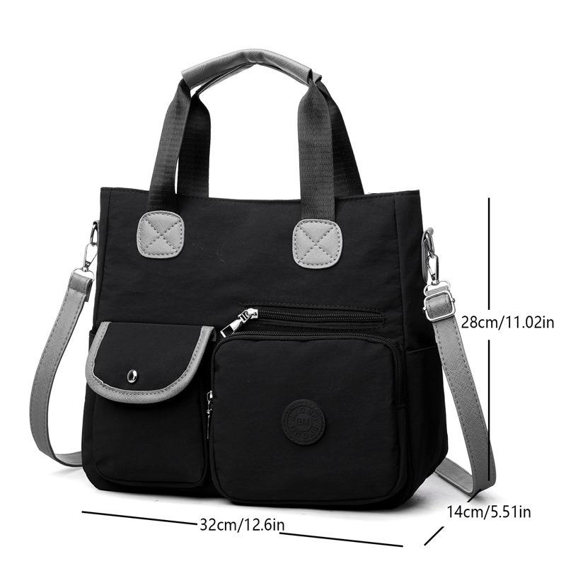 Neue Damen Schultertasche Damen Umhängetasche Nylon Tragbar Große Kapazität Lässige Reisetasche Damen