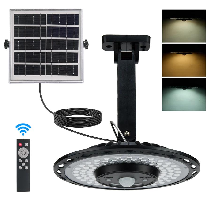 

3 цвета солнечный подвесной светильник 4400 мАч пульт дистанционного управления для помещений и улицы солнечный светильник подвесной для сада кладовая двор веранда балкон