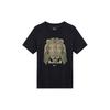 Quick-Dry Pullover Knitted Short Sleeve Round Neck T-Shirt Men Tops Black DX2272-010