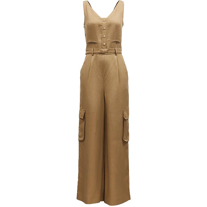 

ТОЛЬКО женский комбинезон свободного кроя с V-образным вырезом M