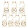 Wood Baby Closet Dividers Baby Closet Organizers Etched Design For Any Nursery Decor Set Of 7 Adorable Wooden Baby Clothes Size Hanger