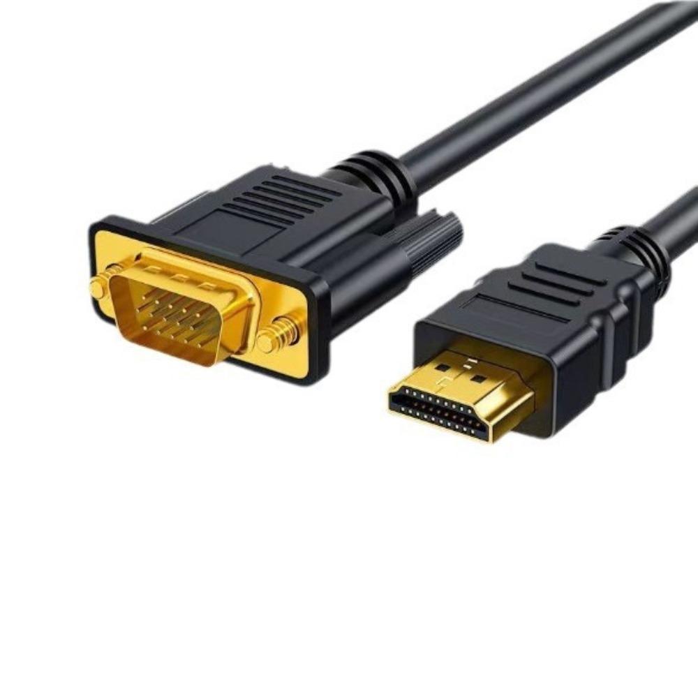 

Кабель HDMI-VGA с поддержкой аудио для ПК, ноутбука, монитора, ТВ-бокса, адаптер-конвертер HDMI-VGA 1.8m