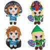 Hot Sale Anime Link Plush Boy with Removable Hat Mask Soft Stuffed Animal Plushie Doll Peripherals Collection Kid Adult Fan Gift