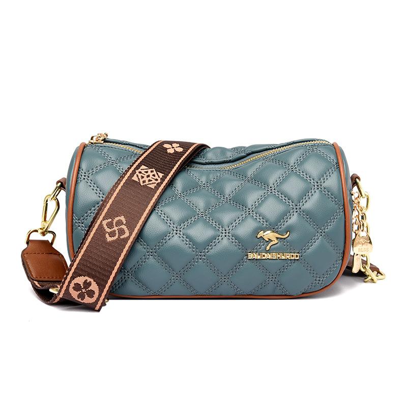 Large Capacity Bag for Women's Fashionable New Diamond-shaped Retro Pillow Bag Casual Women's Shoulder Bag