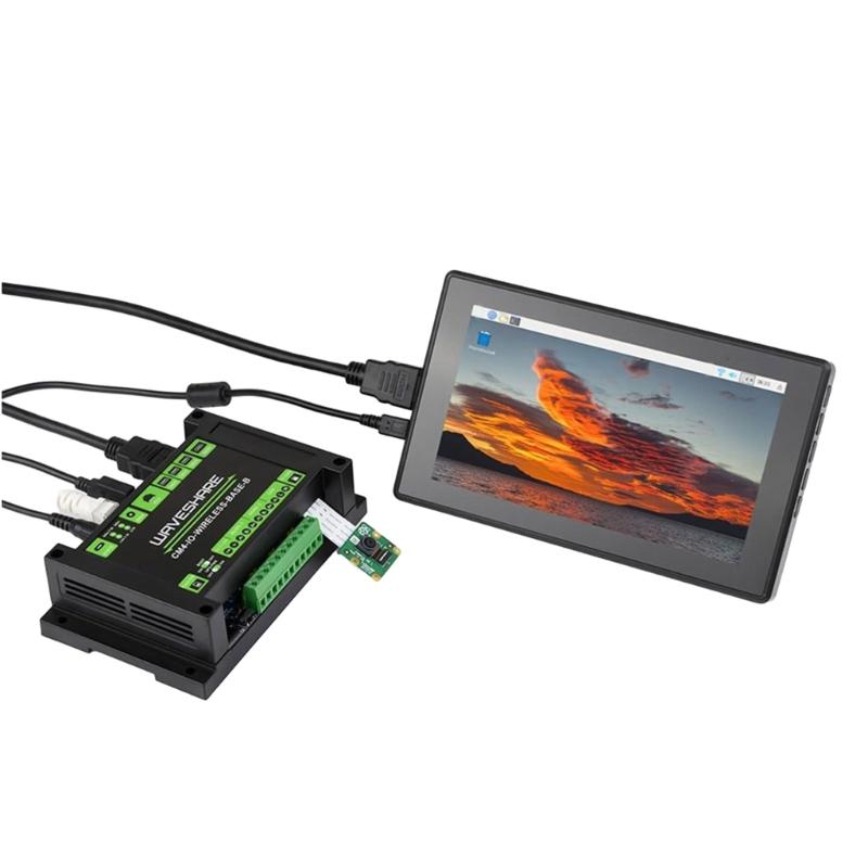 Industrial IoT Wireless Expansion Module Designed for RPi Compute Module 4G/5G Wireless Expansion Board with UPS Module